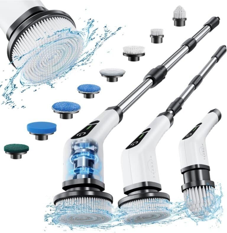 Electric spin scrubber review — cordless bathroom cleaning tool
